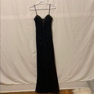 Long black formal dress